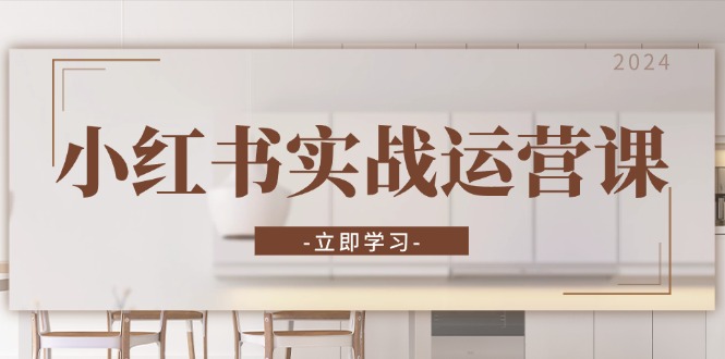 小红书实战运营课：从开通店铺到直播话术，打造爆款笔记与高效直播-随风资源网