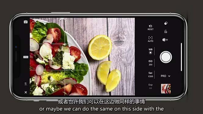 iPhone 美食摄影-掌握美食摄影造型-构图和编辑艺术-21节课-中英字幕-随风资源网