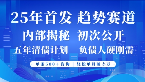 2025年首次公开，真正的事业型赛道，客咨不断，单月轻松破W-随风资源网