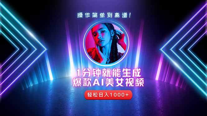 2025年最强副业：用AI做短视频，从零开始打造爆款账号！-随风资源网