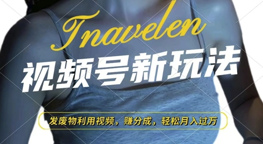 视频号新玩法，废物利用视频，撸分成收益，轻松月入过W【揭秘】-随风资源网