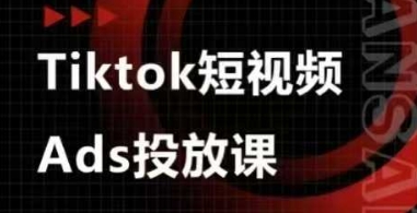 Ads视频投放课，tiktok短视频广告投放课-随风资源网