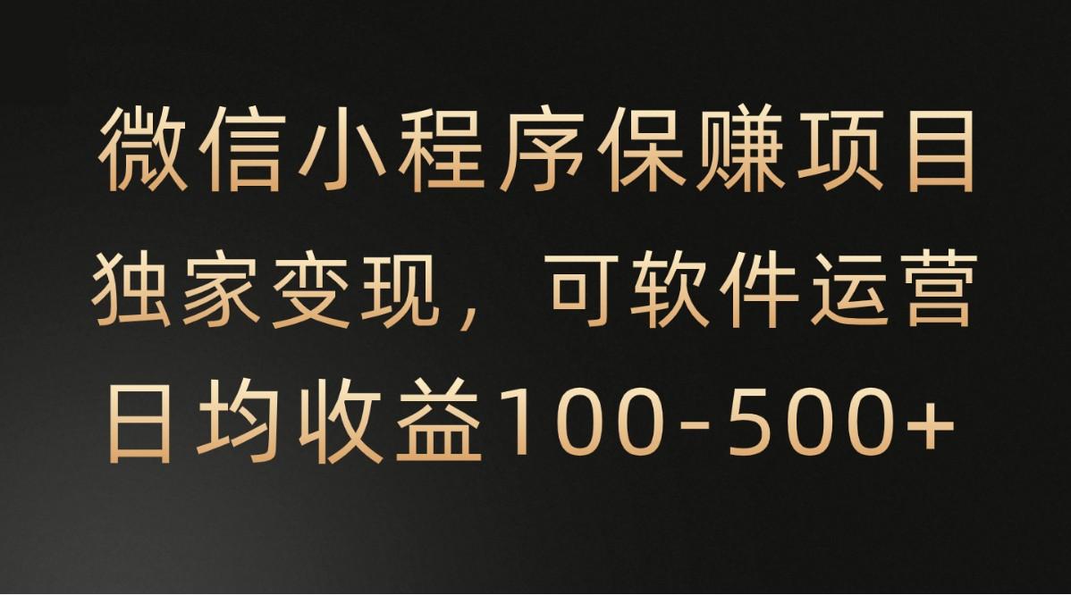腾讯官方项目，可软件自动运营，稳定有保障，时间自由，永久售后，日均收益100-500+-随风资源网