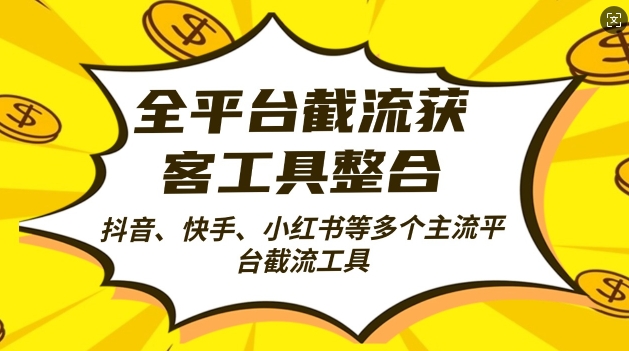 全平台截流获客工县整合全自动引流，日引2000+精准客户【揭秘】-随风资源网