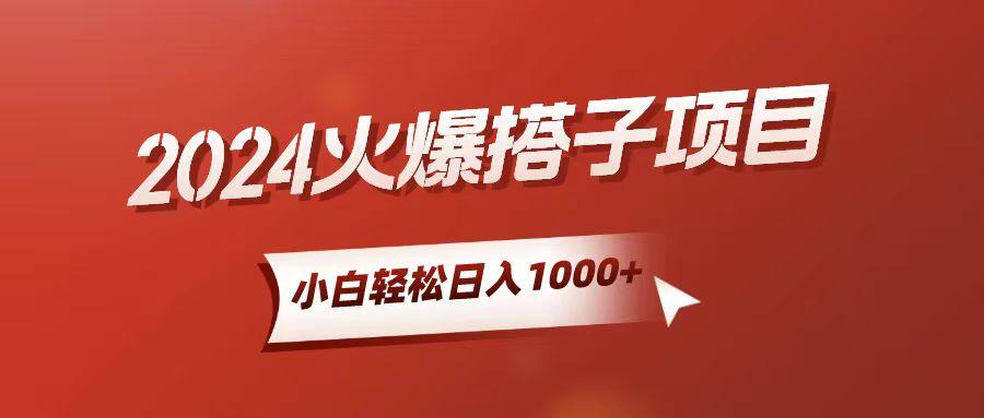 小白轻松上手，日入1000+，搭子项目-随风资源网