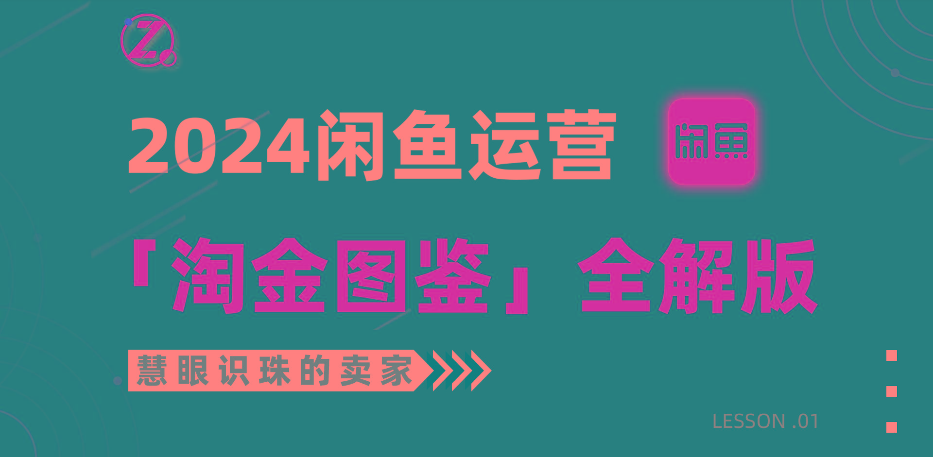 (9738期)2024闲鱼运营，【淘金图鉴】全解版-随风资源网