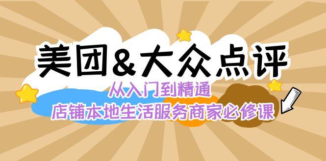 美团+大众点评 从入门到精通：店铺本地生活 流量提升 店铺运营 推广秘术 评价管理-随风资源网