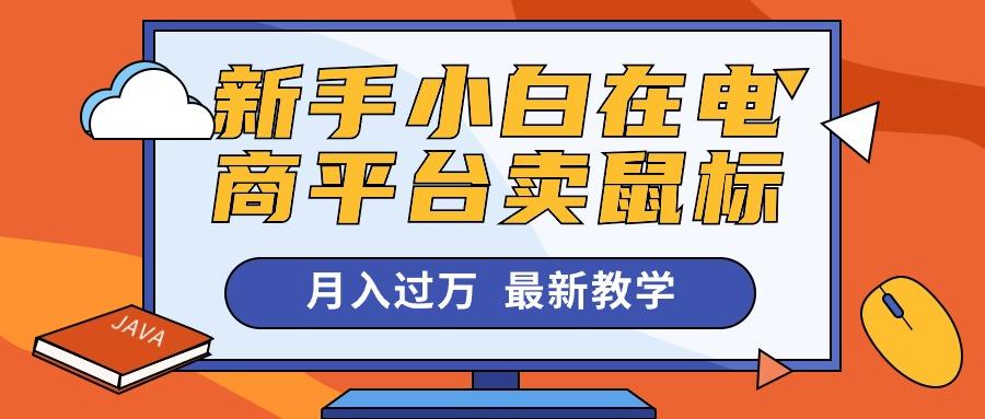 新手小白在电商平台卖鼠标月入过万，最新赚钱教学-随风资源网