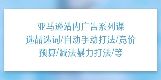 亚马逊站内广告系列课：选品选词/自动手动打法/竞价预算/减法暴力打法/等-随风资源网