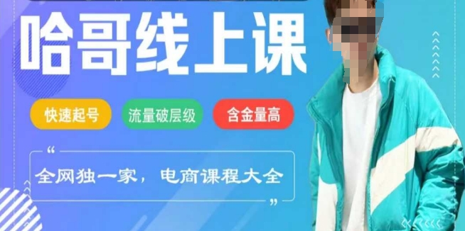 电商线上课程2025年，快速起号，流量破层级，这套方法起号率99%-随风资源网