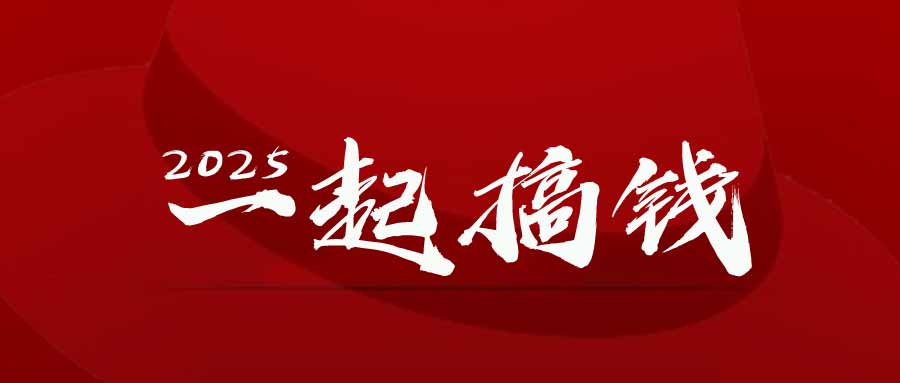 2025年，请“不择手段”去搞钱!-随风资源网
